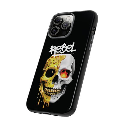 Rebel Skull Phone Case - Black