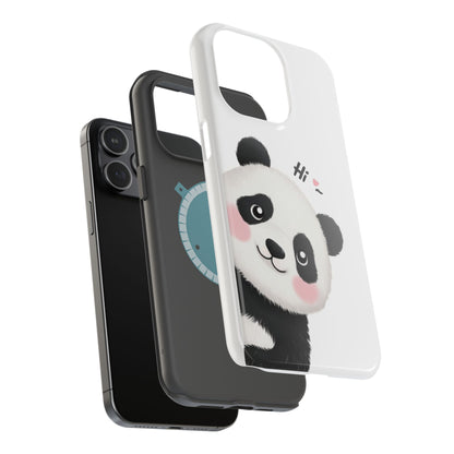 "Cute Panda" Magnetic Phone Cases for iPhones