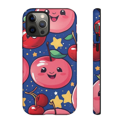 "Cute Cherry In The Sky" Phone Case, Tough Cases - iPhone, Samsung Galaxy, and Google Pixel