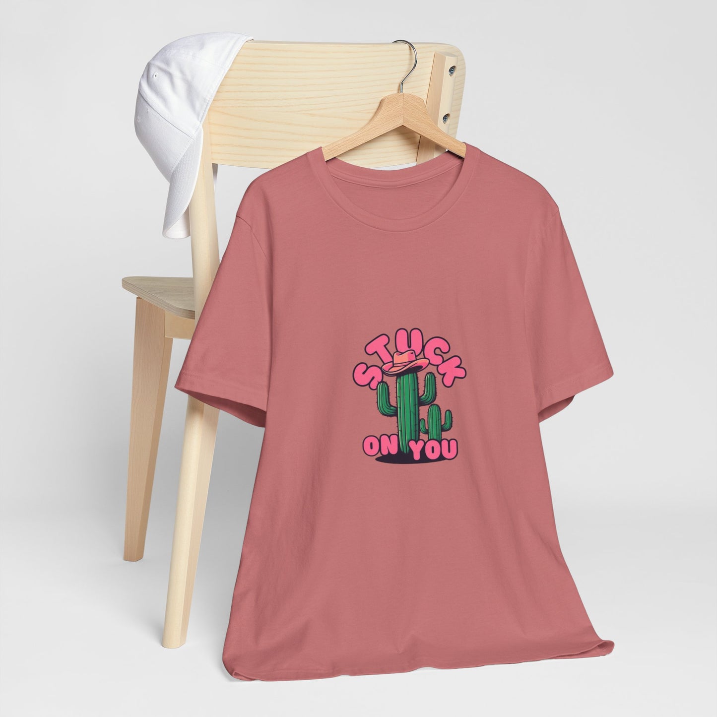 Stuck on You Cactus Tee - Unisex Jersey Short Sleeve T-Shirt