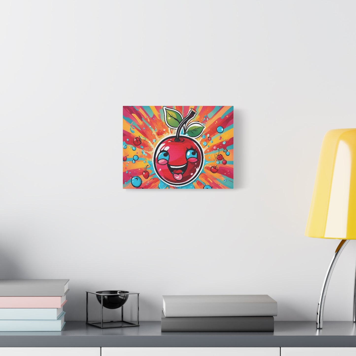 Cherry, Colorful, Wall decor, Matte Canvas, Stretched, 1.25"