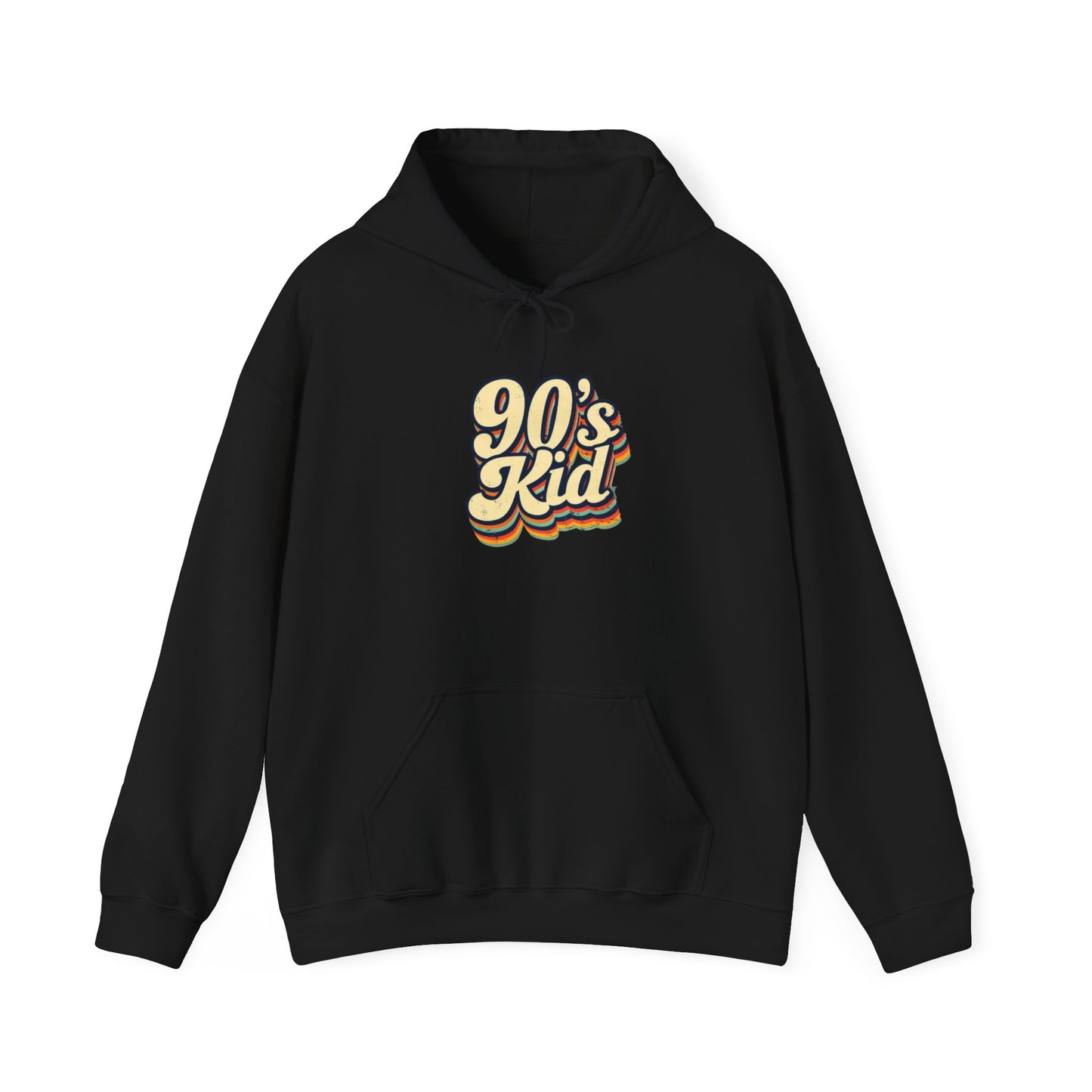 "90's Kid" Hooded Sweatshirt - For Both Men and Women - Comfortable Fit