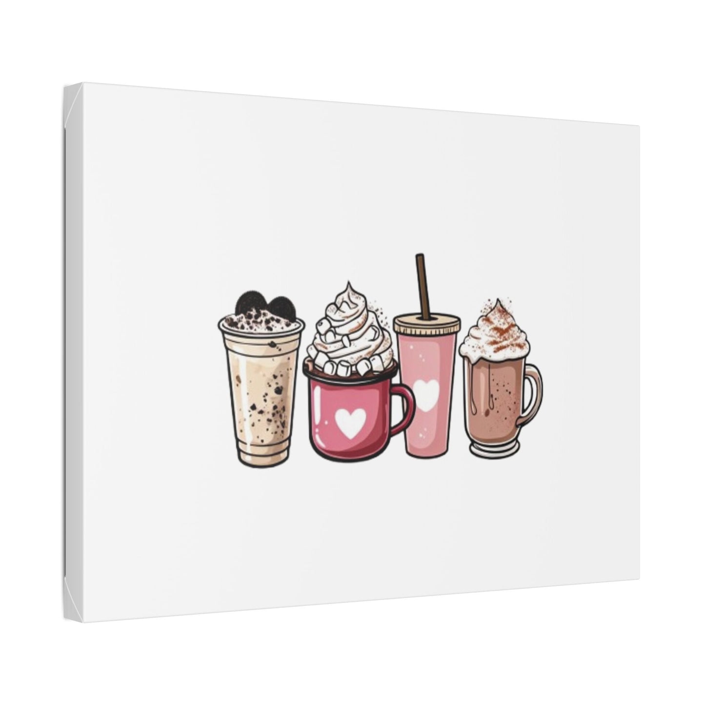 "Coffee Love" Classic Stretched Canvas. With 20 different sizes to choose