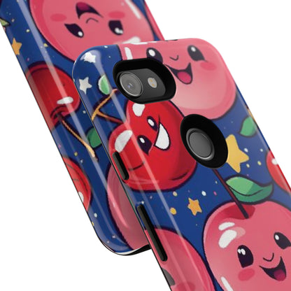 "Cute Cherry In The Sky" Phone Case, Tough Cases - iPhone, Samsung Galaxy, and Google Pixel