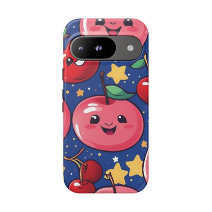 "Cute Cherry In The Sky" Phone Case, Tough Cases - iPhone, Samsung Galaxy, and Google Pixel