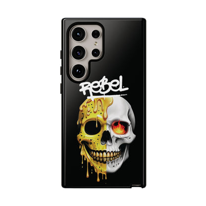 Rebel Skull Phone Case - Black