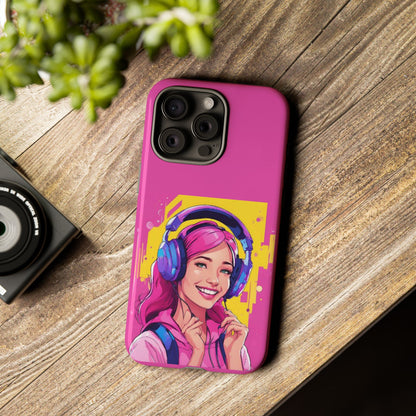 "Gamer Girl" Pink Phone Case – Stylish & Ultra-Durable!Toug Cases. iPhone, Samsung Galaxy, Google Pixel