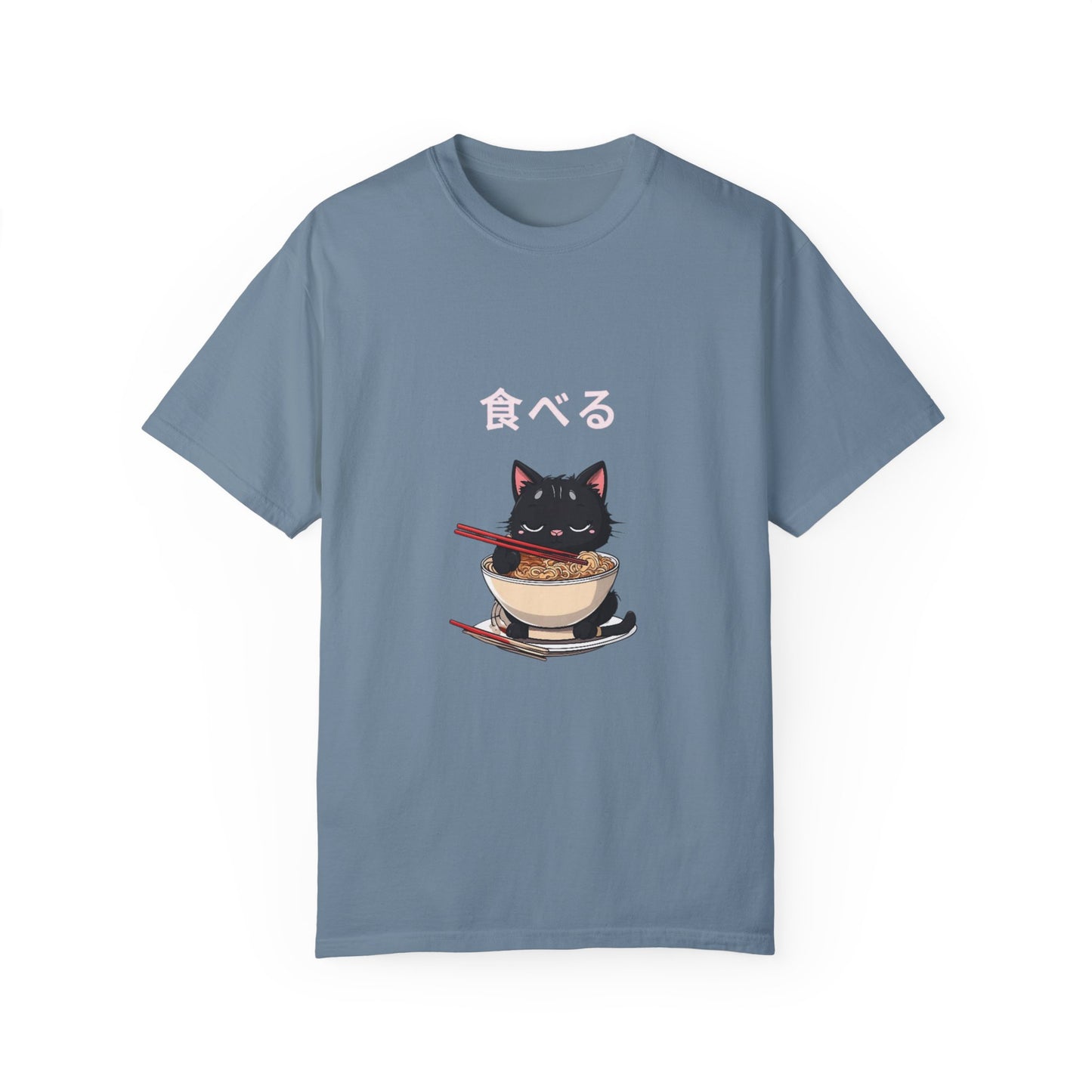 Cute Cat Eating Ramen T-Shirt