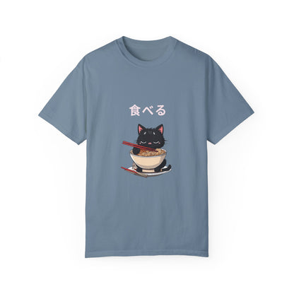 Cute Cat Eating Ramen T-Shirt