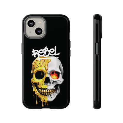 Rebel Skull Phone Case - Black