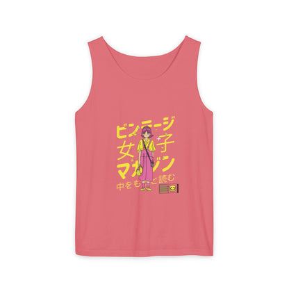 Anime Girl Graphic Tank Top for Men and Women