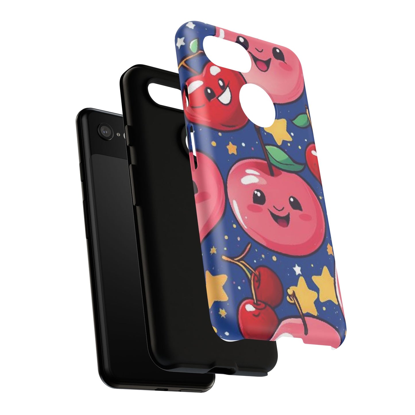 "Cute Cherry In The Sky" Phone Case, Tough Cases - iPhone, Samsung Galaxy, and Google Pixel