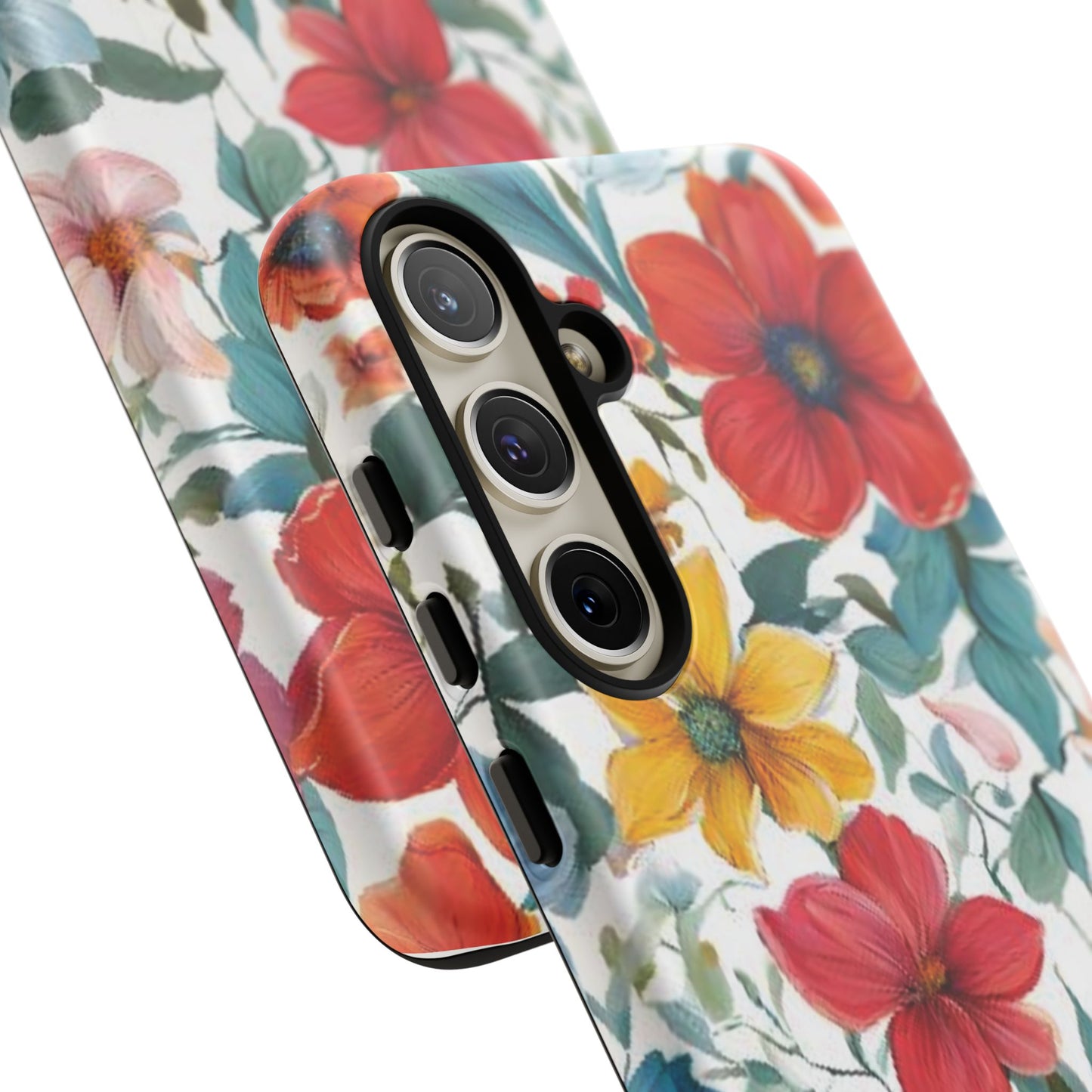 Floral Phone Cases for  iPhone, Samsung Galaxy, and Google Pixel devices - Double layers for extra durability and protection