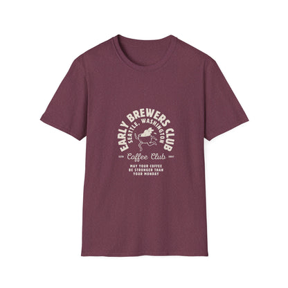 Early Brewers Coffee Club - Seattle, Washington  T-Shirt