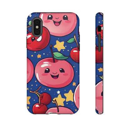 "Cute Cherry In The Sky" Phone Case, Tough Cases - iPhone, Samsung Galaxy, and Google Pixel