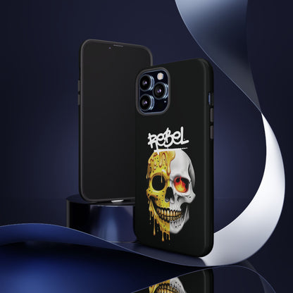 Rebel Skull Phone Case - Black