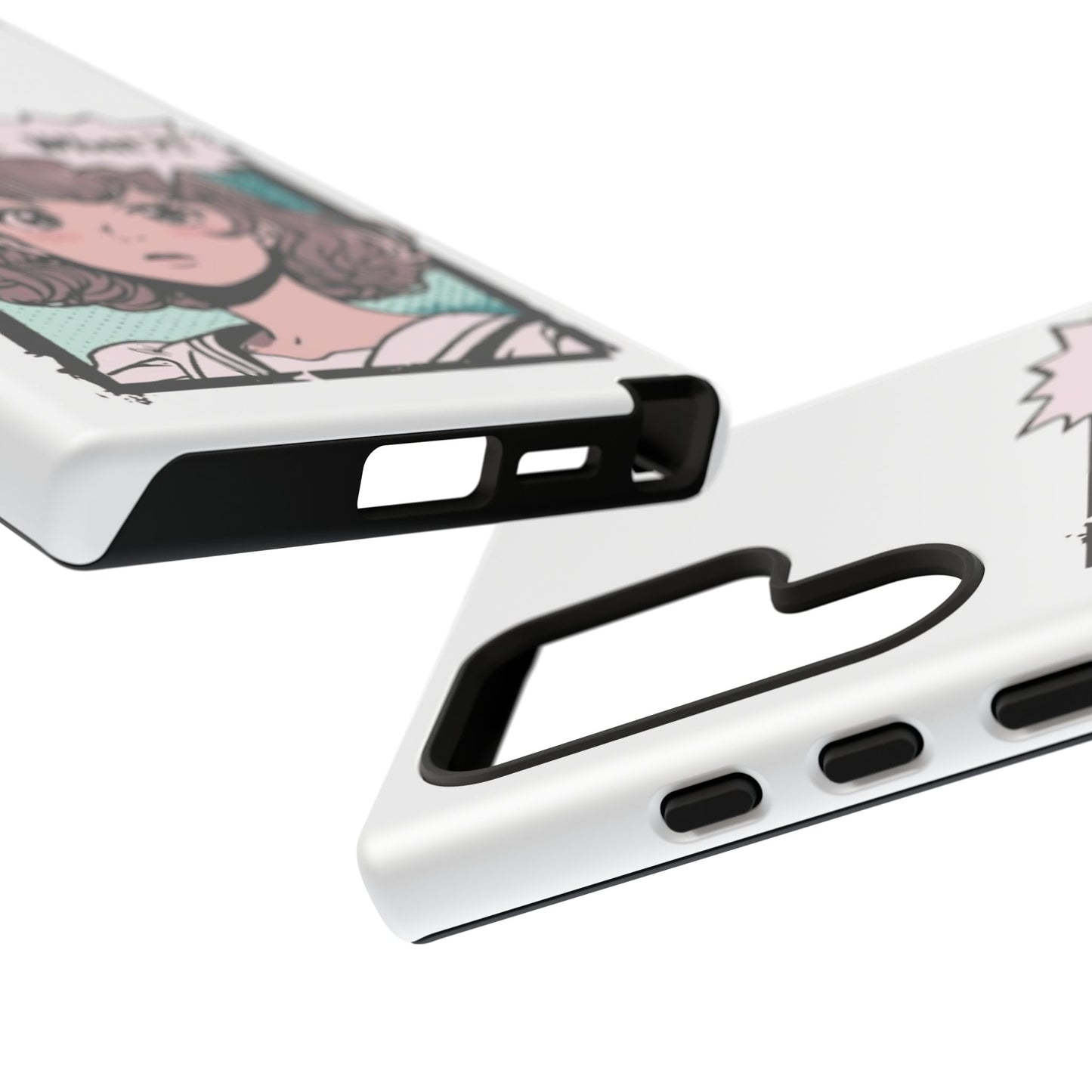 "What?!" Anime Phone Caes - Durable, Tough Cases - iPhone, Samsung Galaxy, and Google Pixel