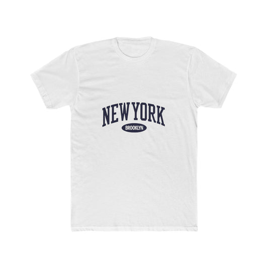 New York Brooklyn Cotton Crew T-Shirt - Casual and Stylish Graphic Tee