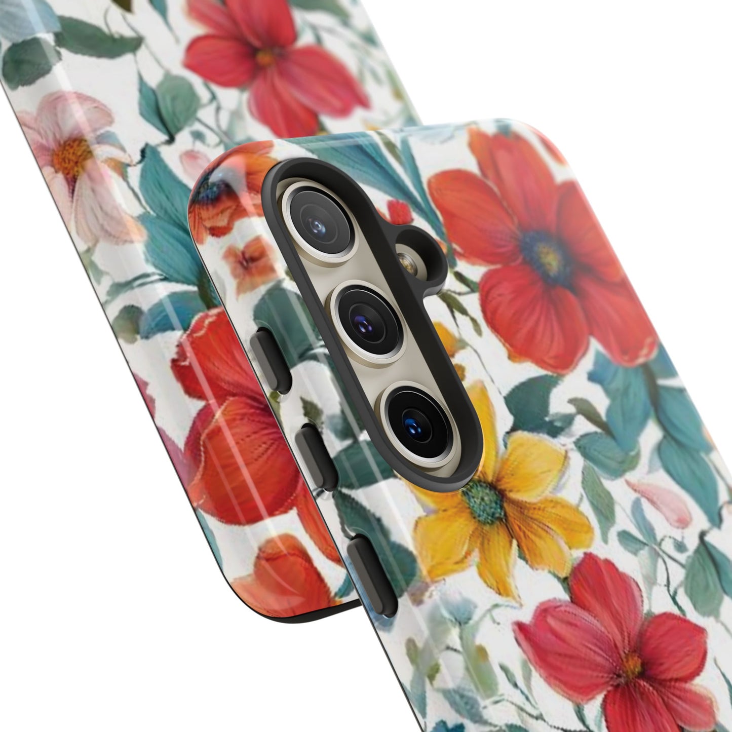 Floral Phone Cases for  iPhone, Samsung Galaxy, and Google Pixel devices - Double layers for extra durability and protection