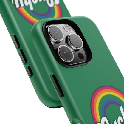 Lucky Rainbow Tough Phone Cases, iPhone, Samsung Galaxy, Google Pixel, Choose any phone model