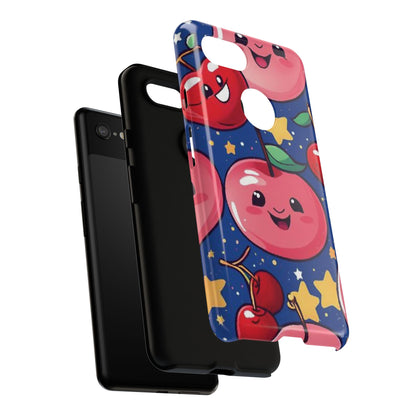 "Cute Cherry In The Sky" Phone Case, Tough Cases - iPhone, Samsung Galaxy, and Google Pixel