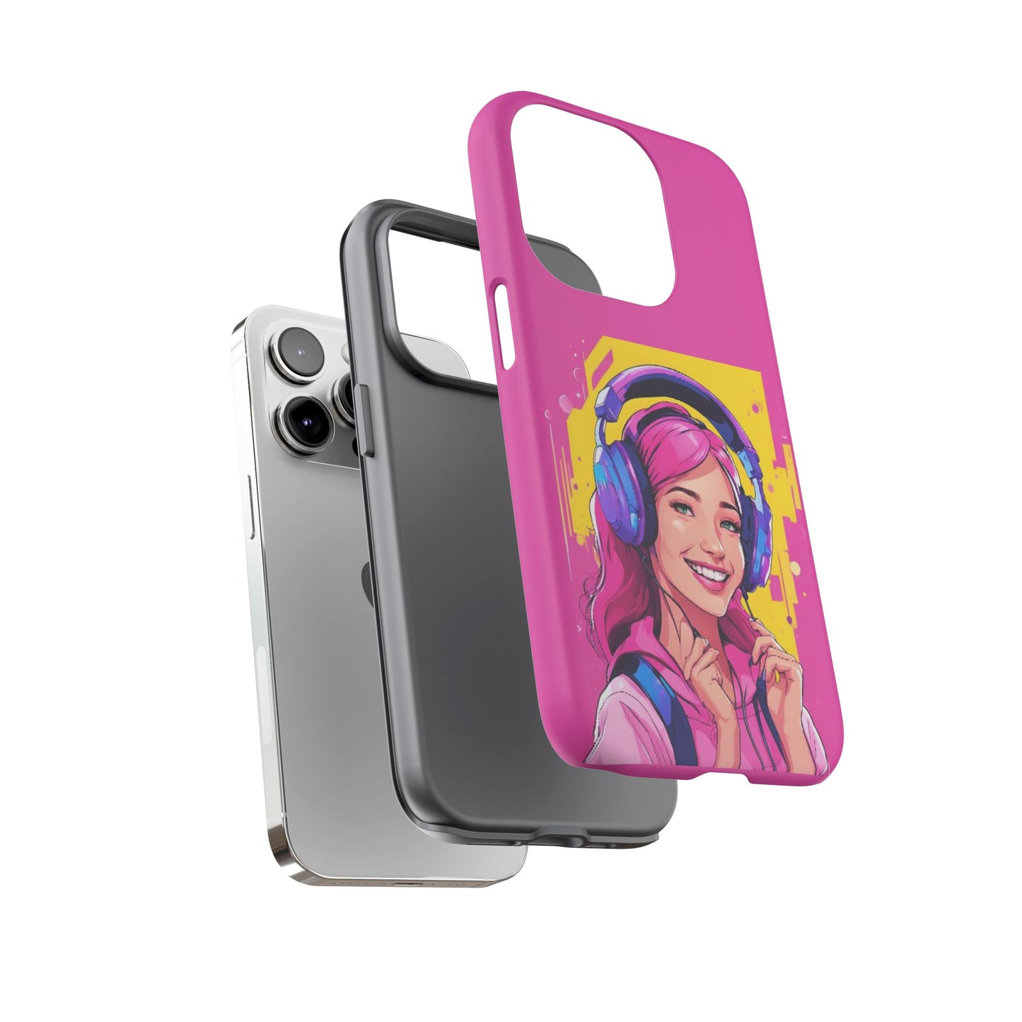 "Gamer Girl" Pink Phone Case – Stylish & Ultra-Durable!Toug Cases. iPhone, Samsung Galaxy, Google Pixel