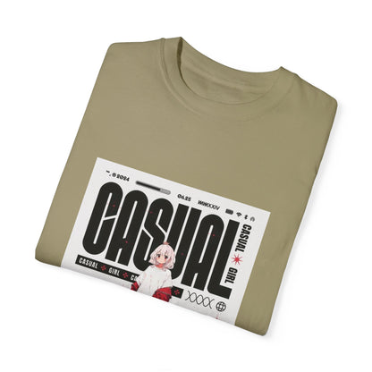 "Casual Girl", Women's and Men's Anime T-shirt