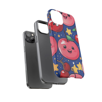 "Cute Cherry In The Sky" Phone Case, Tough Cases - iPhone, Samsung Galaxy, and Google Pixel