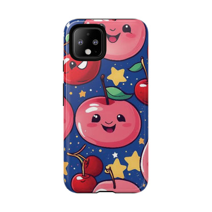 "Cute Cherry In The Sky" Phone Case, Tough Cases - iPhone, Samsung Galaxy, and Google Pixel