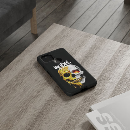 Rebel Skull Phone Case - Black