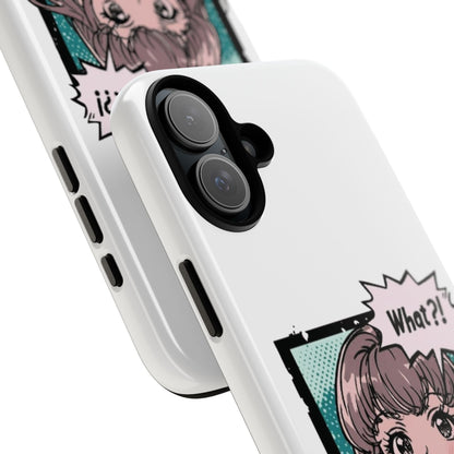 "What?!" Anime Phone Caes - Durable, Tough Cases - iPhone, Samsung Galaxy, and Google Pixel