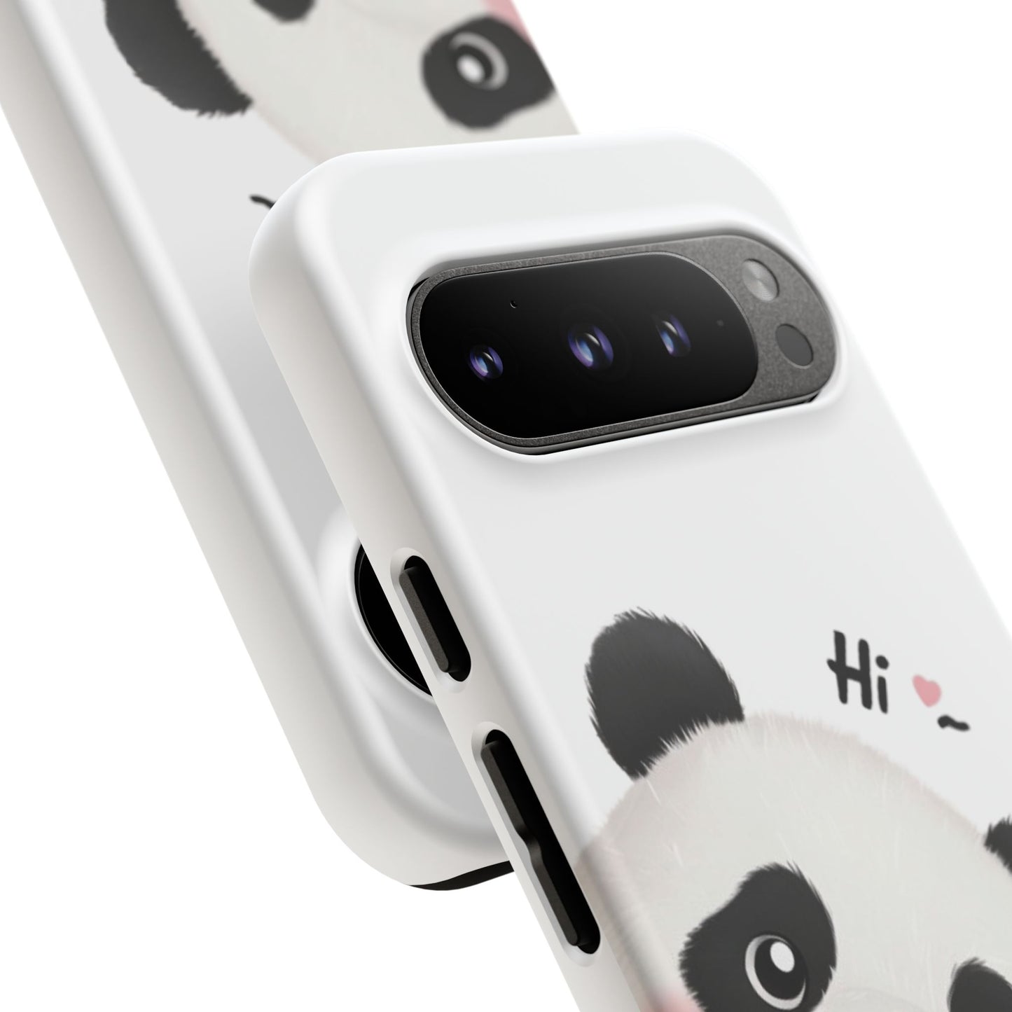 "Hi Cute Panda" Phone Case for iPhone, Samsung Galaxy, and Google Pixel devices