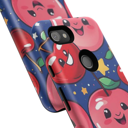 "Cute Cherry In The Sky" Phone Case, Tough Cases - iPhone, Samsung Galaxy, and Google Pixel