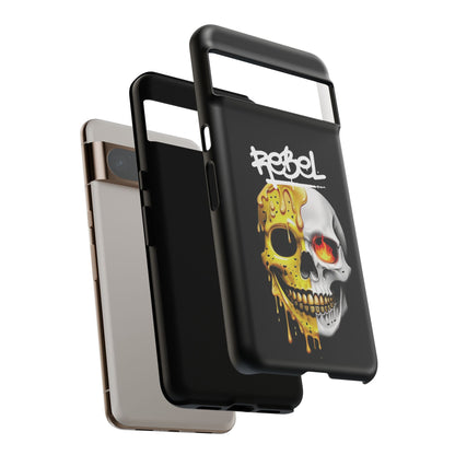 Rebel Skull Phone Case - Black