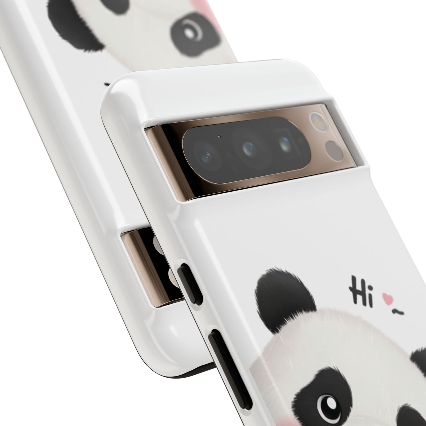 "Hi Cute Panda" Phone Case for iPhone, Samsung Galaxy, and Google Pixel devices