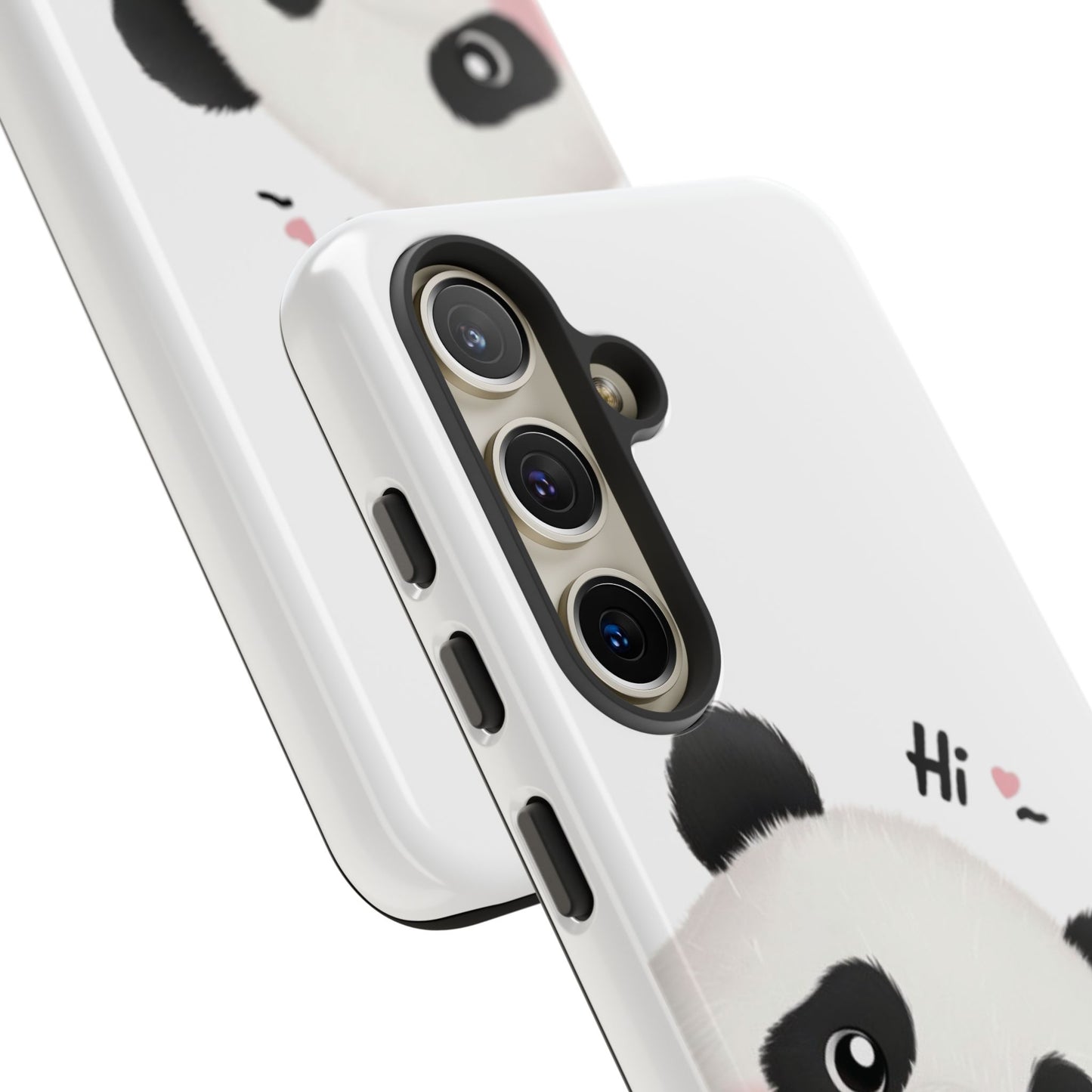 "Hi Cute Panda" Phone Case for iPhone, Samsung Galaxy, and Google Pixel devices