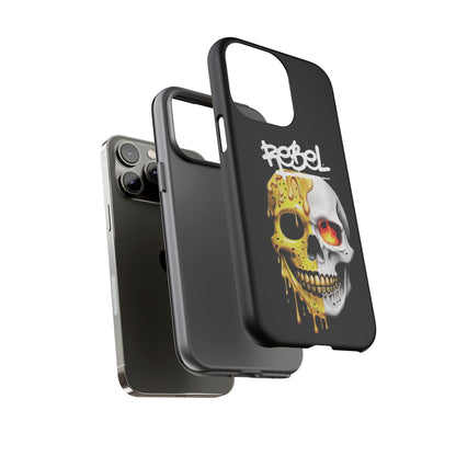 Rebel Skull Phone Case - Black