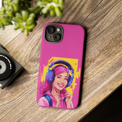 "Gamer Girl" Pink Phone Case – Stylish & Ultra-Durable!Toug Cases. iPhone, Samsung Galaxy, Google Pixel